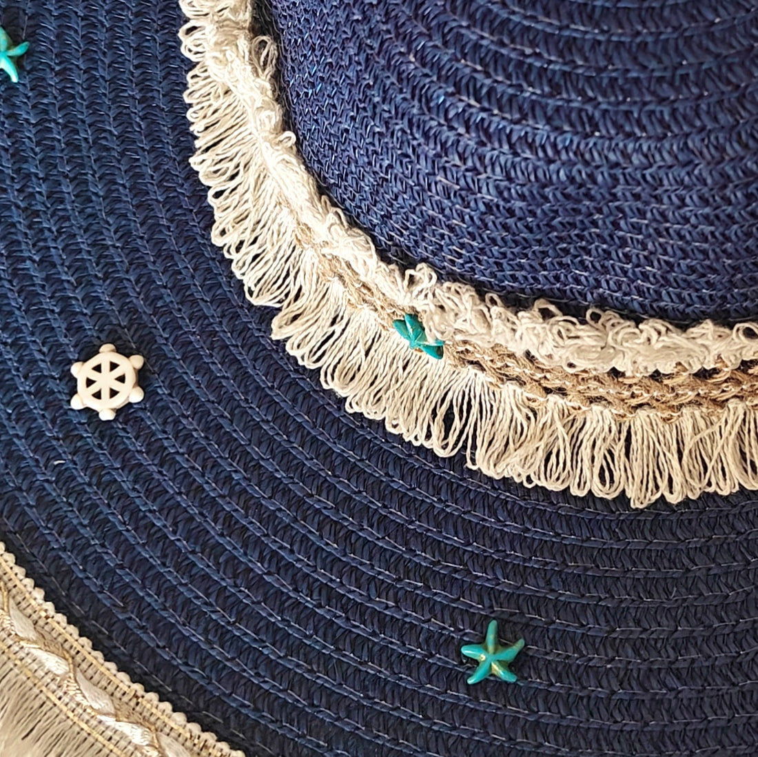 Women's Large Sun Hat (Blue)