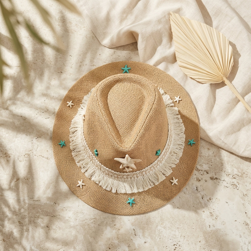Women's Cowboy Sun Hat (Emerald Sea)