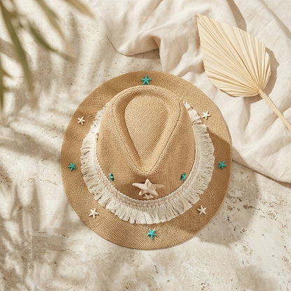 Women's Cowboy Sun Hat (Emerald Sea)