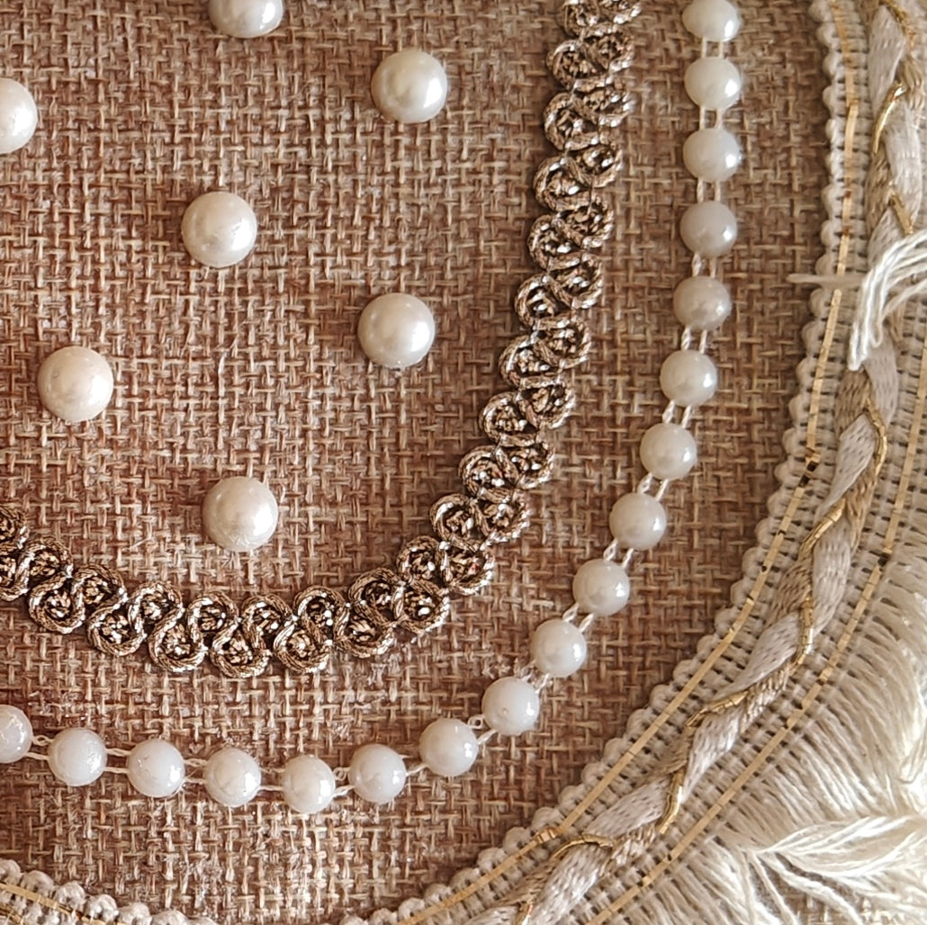 Boho Linen Phone Bag + 1 FREE gold metal strap (1 meter)