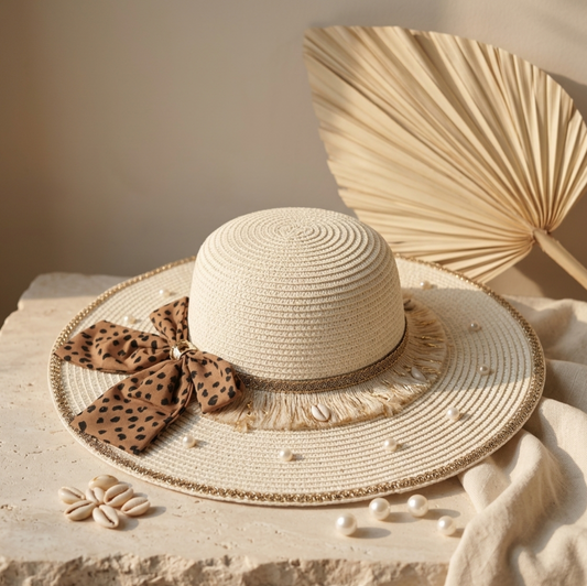 Women's Large Sun Hat (Bow)