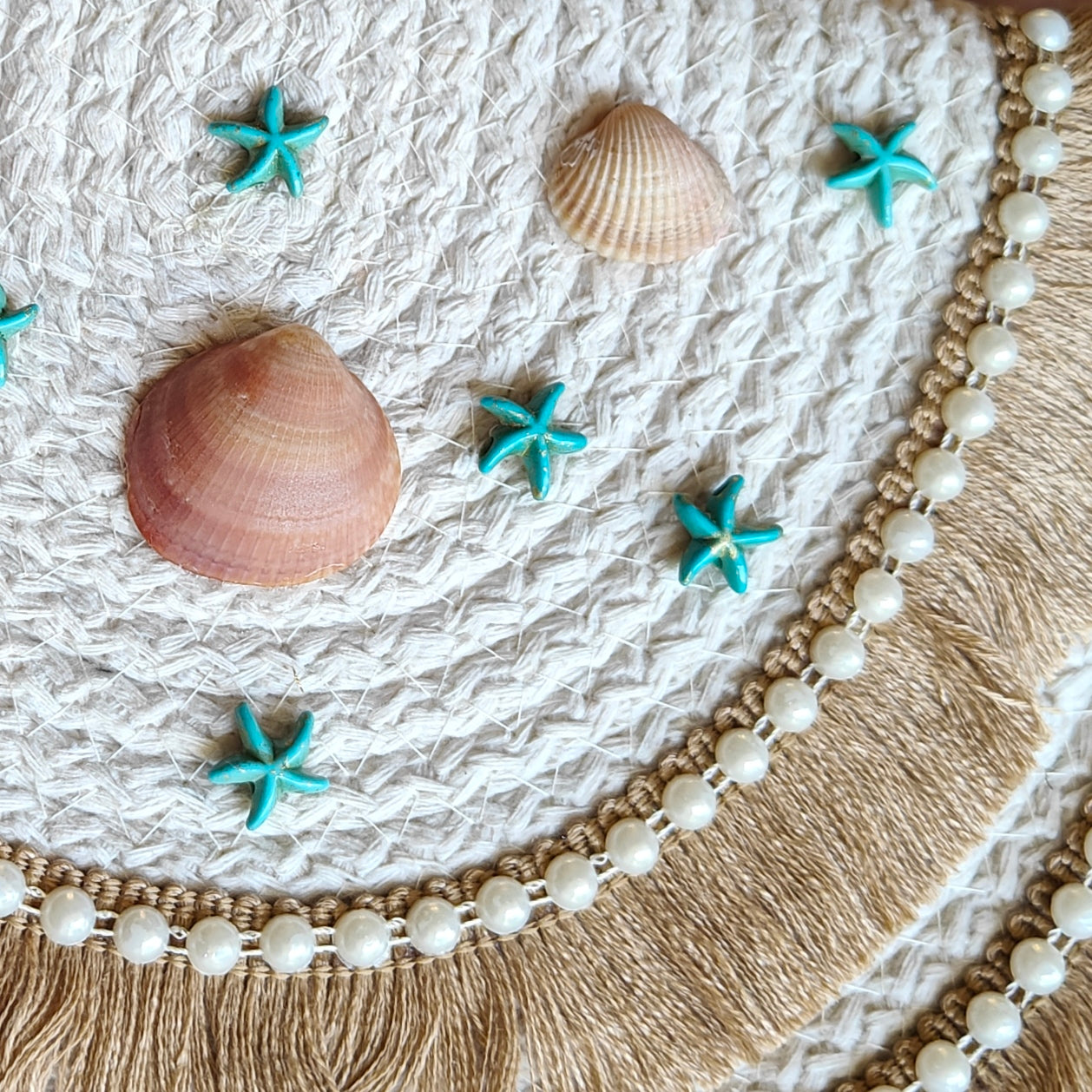 Cordon Half-Circle Clutch Bag (Sea Vibe)