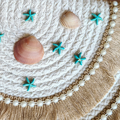 Cordon Half-Circle Clutch Bag (Sea Vibe)