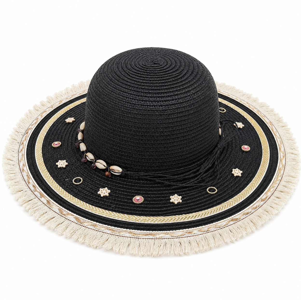 Women's Large Sun Hat (Black)