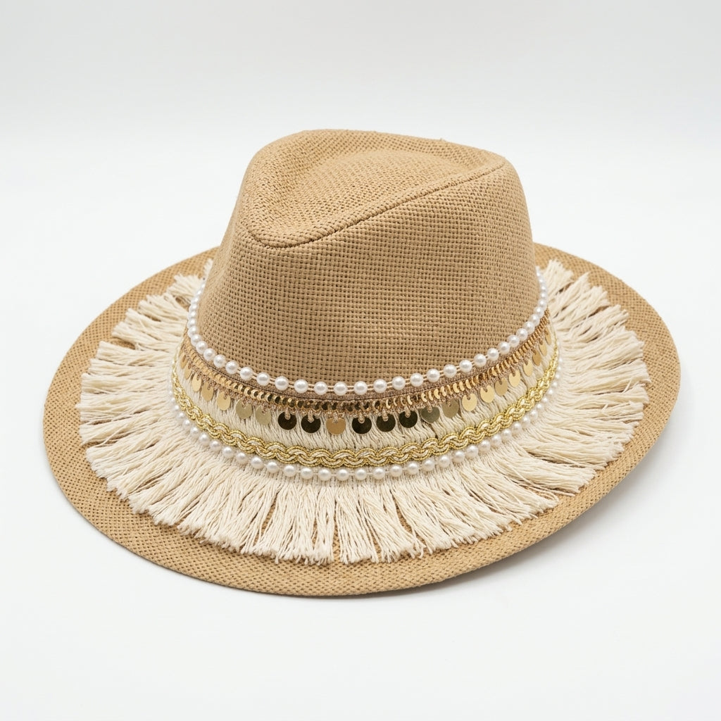 Sun Hat + Clutch Bag + Slippers + 1 FREE metal strap (COMBO 2)