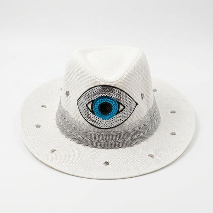 Women's Cowboy Sun Hat (White Eye)