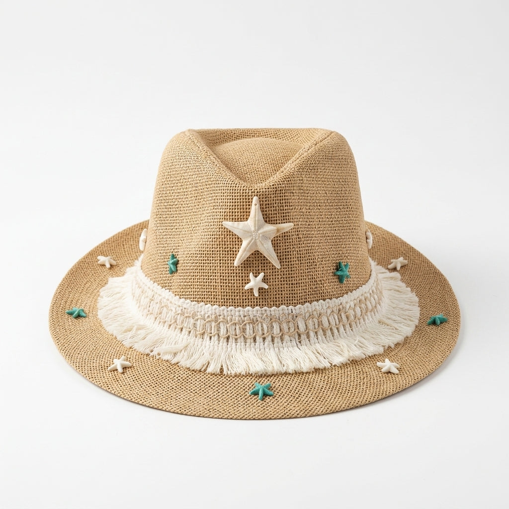 Women's Cowboy Sun Hat (Emerald Sea)