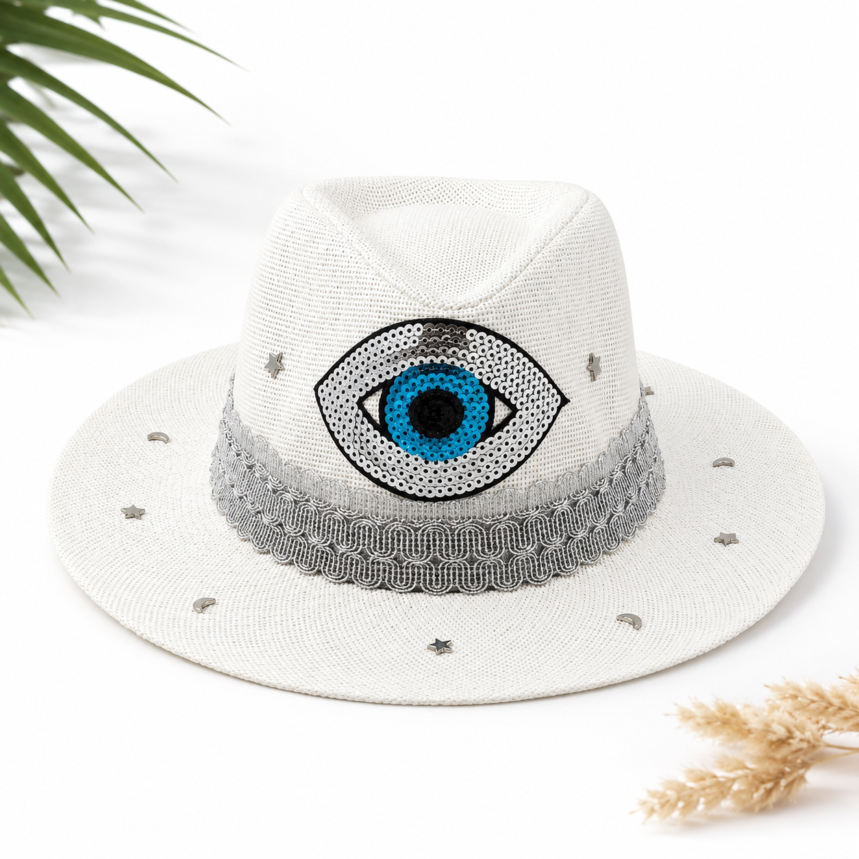 Women's Cowboy Sun Hat (White Eye)