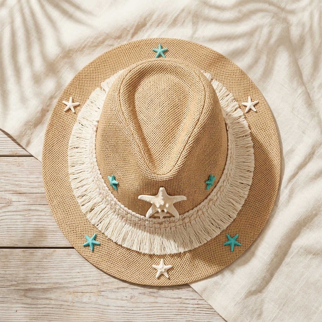 Women's Cowboy Sun Hat (Emerald Sea)