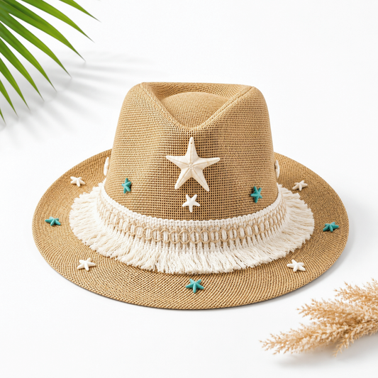 Women's Cowboy Sun Hat (Emerald Sea)