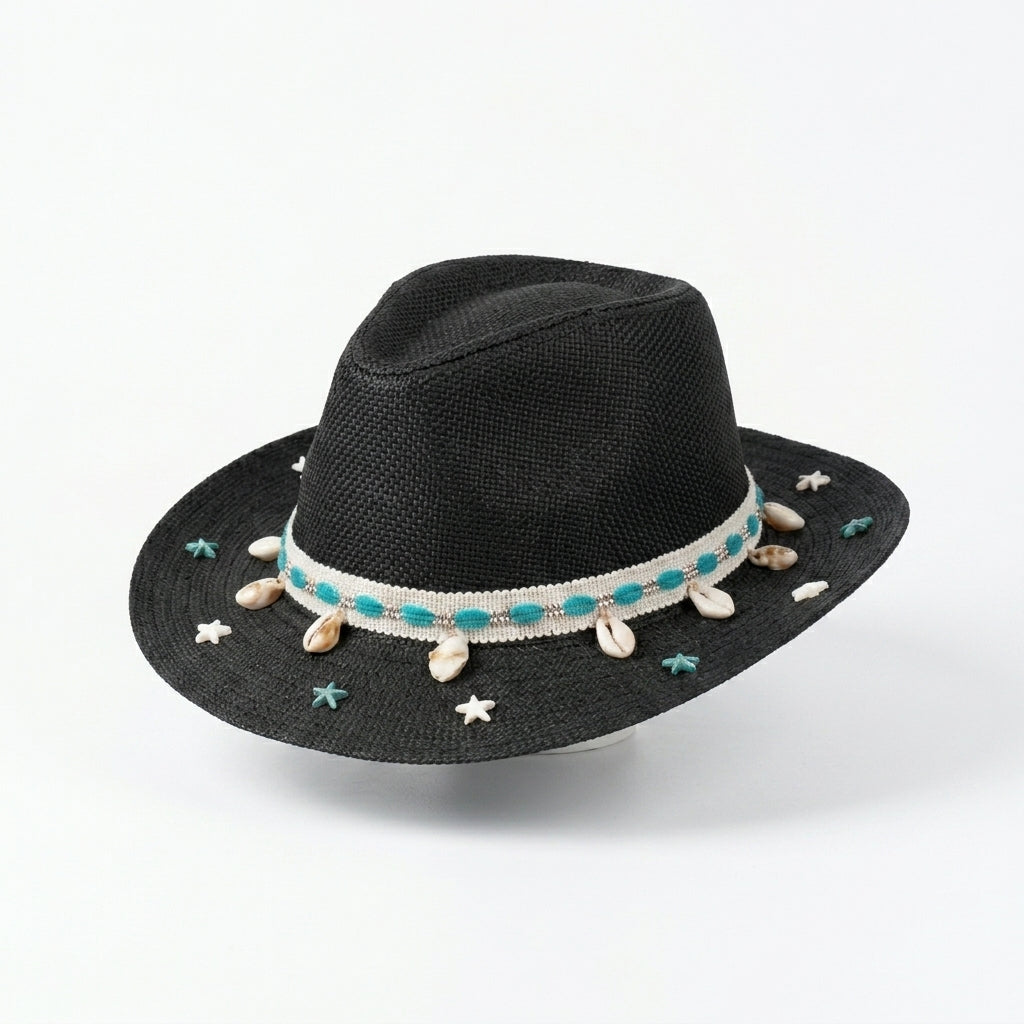 Sun Hat + Clutch Bag + Slippers + 1 FREE metal strap (COMBO)