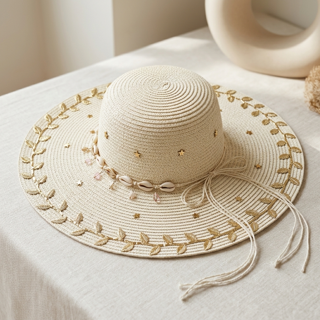Women's Large Sun Hat (Mediterranean)