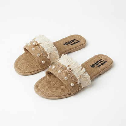 Sun Hat + Clutch Bag + Slippers + 1 FREE metal strap (COMBO 4)
