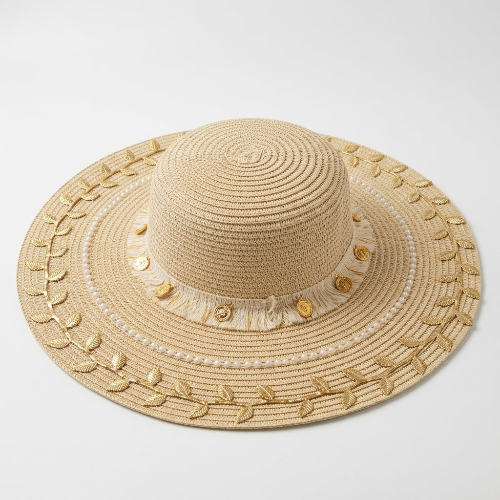 Sun Hat + Clutch Bag + Slippers + 1 FREE metal strap (COMBO 3)