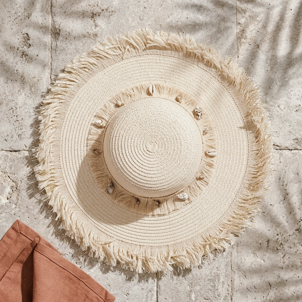 Women's Large Sun Hat (White Angel)