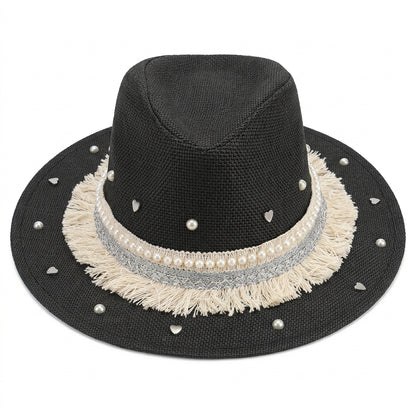 Women's Cowboy Sun Hat (Black Diamond)
